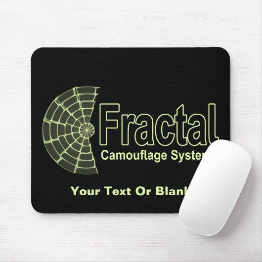 Fraktal Camouflage Systems Logo Mousepad (Mit Mouse)