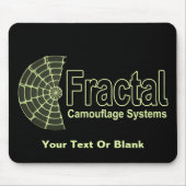 Fraktal Camouflage Systems Logo Mousepad (Vorne)