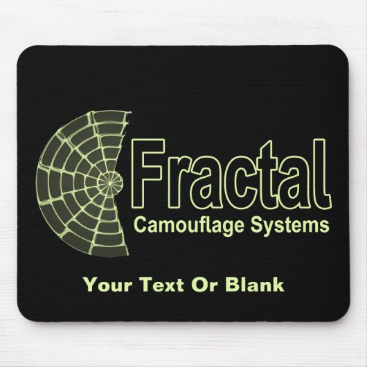 Fraktal Camouflage Systems Logo Mousepad (Vorne)