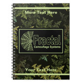 Fraktal Camouflage Systems Logo Notizblock (Vorderseite)