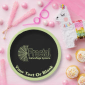 Fraktal Camouflage Systems Logo Pappteller (Party)