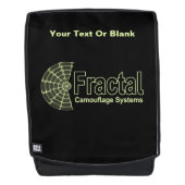 Fraktal Camouflage Systems Logo Rucksack (Vorderseite)