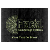 Fraktal Camouflage Systems Logo Schneidebrett (Vorderseite)