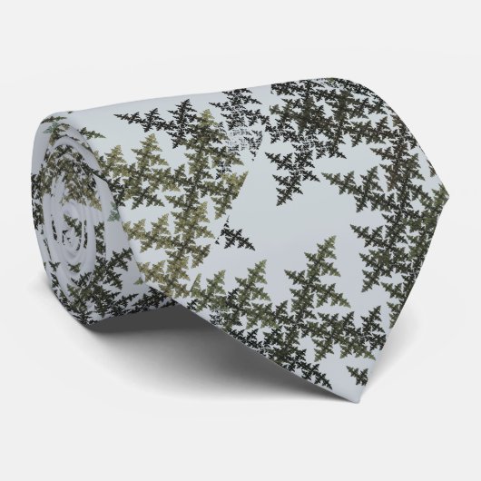 Fraktal Camouflage - Winter Krawatte (Gerollt)