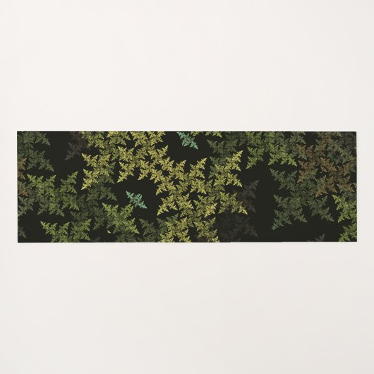 Fraktal Camouflage Yogamatte (Rückseite (Horizontal))