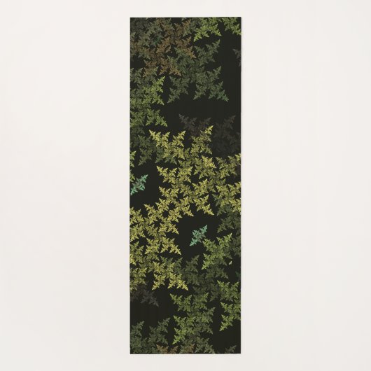 Fraktal Camouflage Yogamatte (Rückseite)