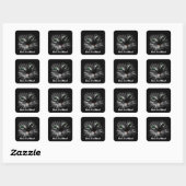 Fraktal Cat Face Sticker (Blatt)