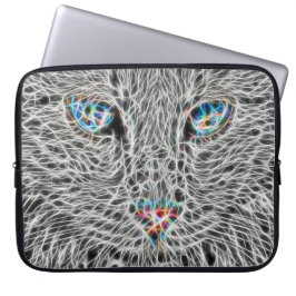 Fraktal Cat Laptop Case
