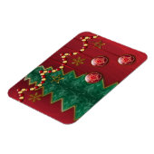 Fraktal Celebration Christmas Flexible Magnet (Linke Seite)