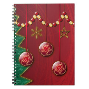 Fraktal Celebration Christmas Notebook Notizblock