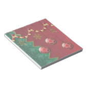 Fraktal Celebration Christmas Notepad Notizblock (angewinkelt)