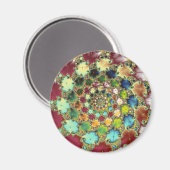 Fraktal Cells - Fraktal Magnet (Vorderseite/Rückseite)