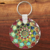 Fraktal Cells - Fraktal Schlüsselanhänger (Vorderseite)