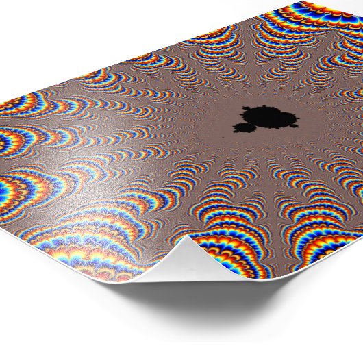 Fraktal Central - Fraktal Art Fotodruck (Ecke)