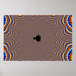 Fraktal Central - Fraktal Art Poster