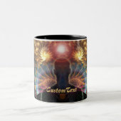 Fraktal Chakra Wings Spiritualität Tasse (Mittel)