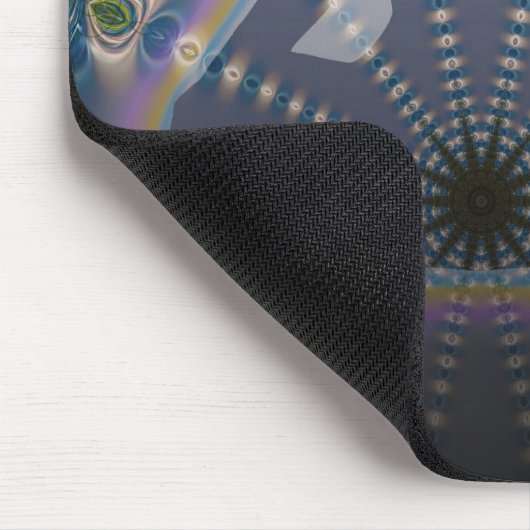 Fraktal Chakra Yoga Meditation Mousepad (Ecke)