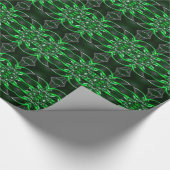 Fraktal Chromatic 3 Wrapping Paper Geschenkpapier (Ecke)