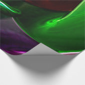 Fraktal Chromatic 5 Wrapping Paper Geschenkpapier (Ecke)