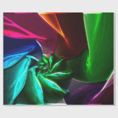 Fraktal Chromatic 5 Wrapping Paper Geschenkpapier (Flach)