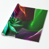 Fraktal Chromatic 5 Wrapping Paper Geschenkpapier (Ungerollt)