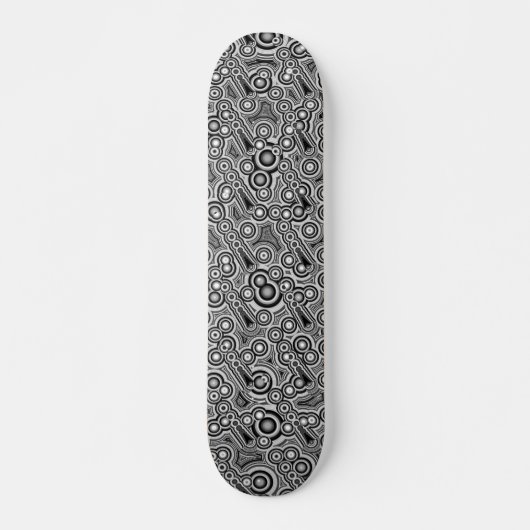 Fraktal Circles Skateboard (Vorne)