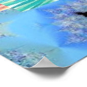 Fraktal-Collage - Braid Print Poster (Ecke)