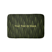 Fraktal Conifer Forest Badematte (Vorderseite)