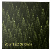 Fraktal Conifer Forest Fliese (Vorderseite)