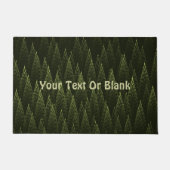 Fraktal Conifer Forest Fußmatte (Vorderseite)