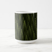 Fraktal Conifer Forest Kaffeetasse (Mittel)
