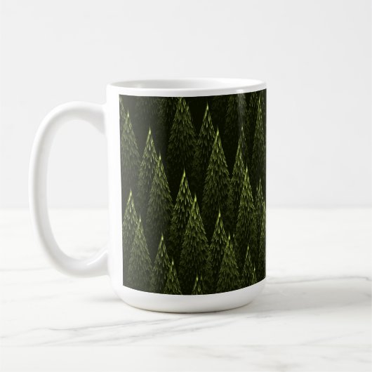 Fraktal Conifer Forest Kaffeetasse (Links)