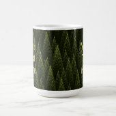 Fraktal Conifer Forest Kaffeetasse (Mittel)