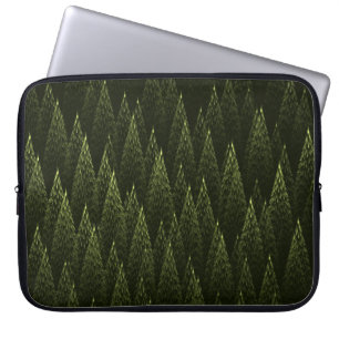 Fraktal Conifer Forest Laptopschutzhülle