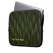 Fraktal Conifer Forest Laptopschutzhülle (Vorderseite Links)