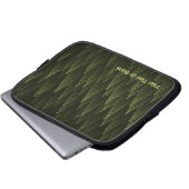 Fraktal Conifer Forest Laptopschutzhülle (Vorne Knopf)