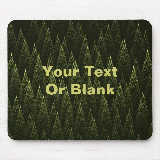 Fraktal Conifer Forest Mousepad (Vorne)