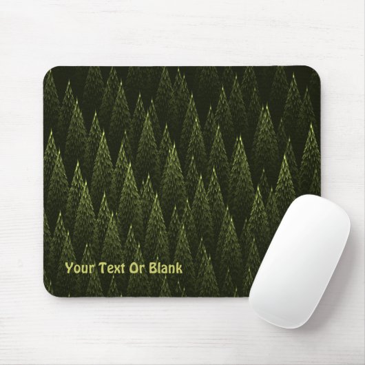 Fraktal Conifer Forest Mousepad (Mit Mouse)