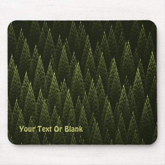 Fraktal Conifer Forest Mousepad (Vorne)