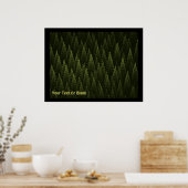 Fraktal Conifer Forest Poster (Küche)