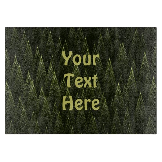 Fraktal Conifer Forest Schneidebrett (Vorderseite)