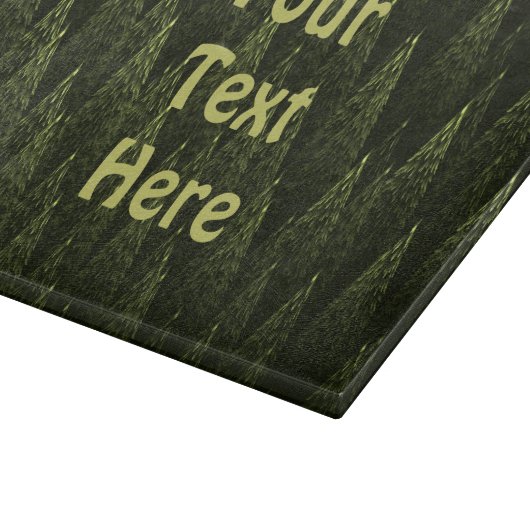 Fraktal Conifer Forest Schneidebrett (Ecke)