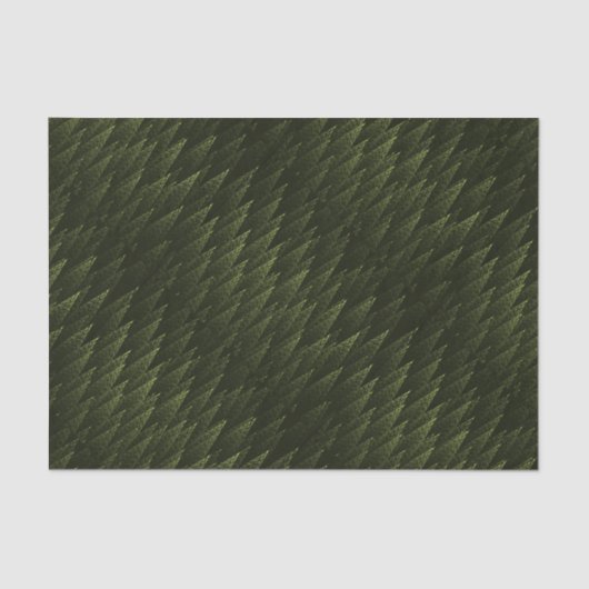 Fraktal Conifer Forest Seidenpapier (Vorderseite)