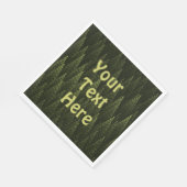 Fraktal Conifer Forest Serviette (Ecke)