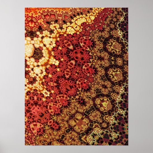 Fraktal Crochet Pattern Poster (Vorne)