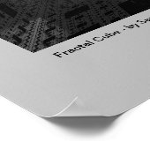 Fraktal Cube Poster (Ecke)
