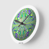 Fraktal Cyberpunk Uhr - psychedelischer Mathematik (Winkel)