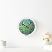 Fraktal Cyberpunk Uhr - psychedelischer Mathematik (Zuhause)