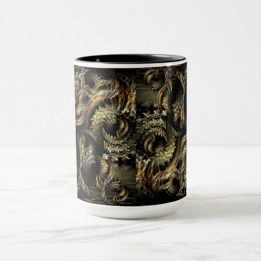 Fraktal Dark Art Scaliata Tasse (Zentrum)