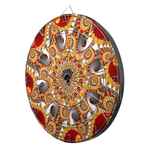 Fraktal Dartscheibe (Vorderseite rechts)